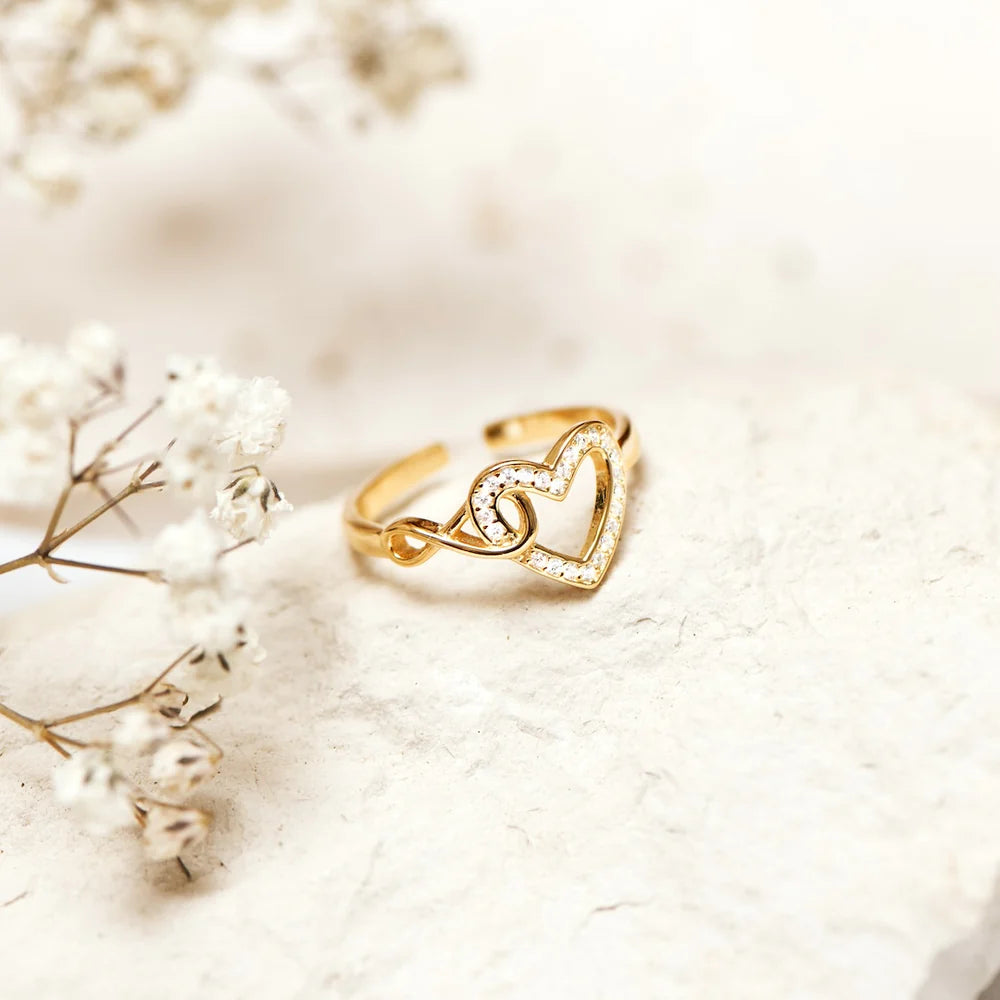 Bague Ajustable " À ma Fille"