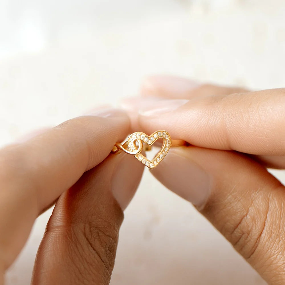 Bague Ajustable " À ma Fille"