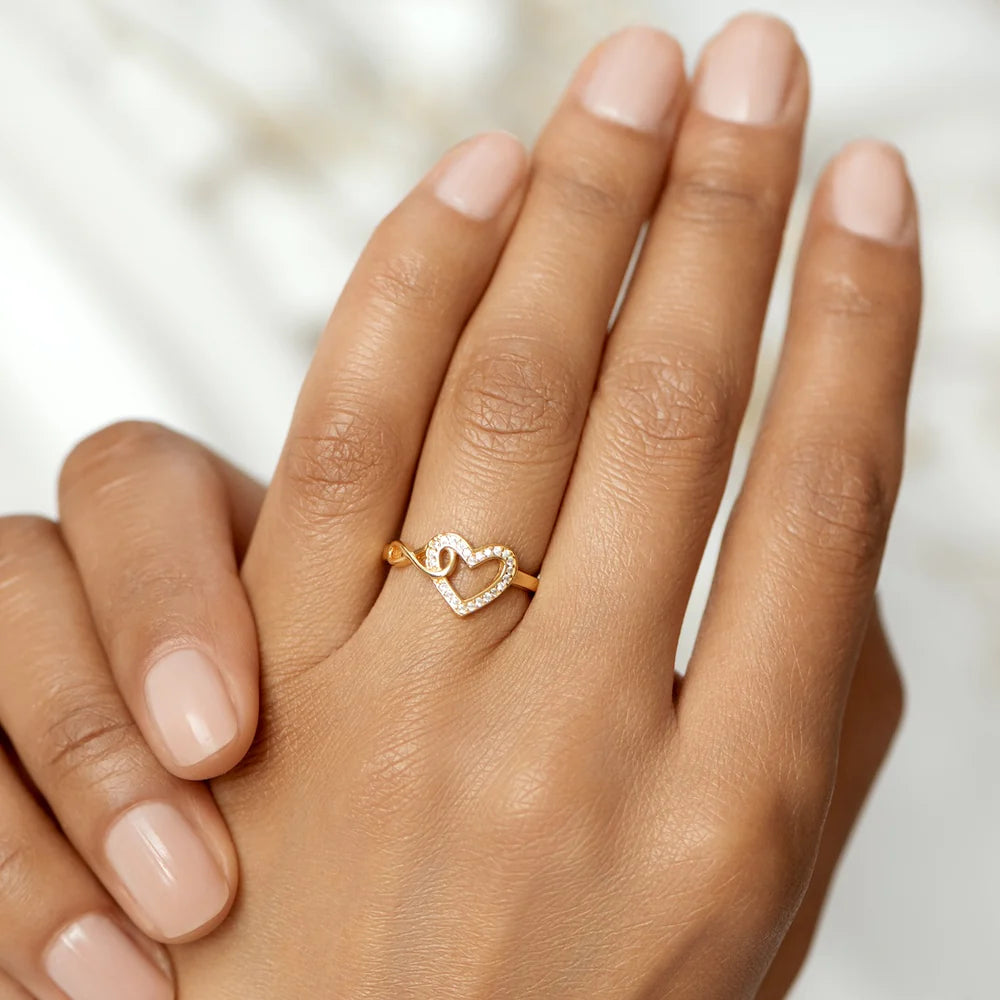 Bague Ajustable " À ma Fille"