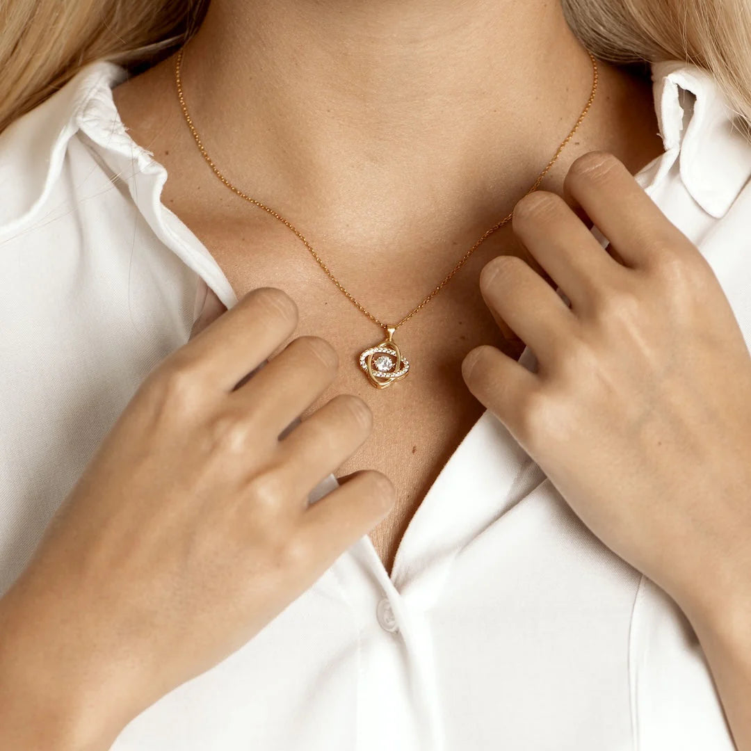 Mère & Fille – Collier Nœud d’Amour